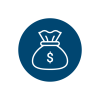 ICONOSMesa de trabajo 4 copia Ícono saco de dinero